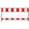 Panel fence | according to TL | film RA2/B | length: 1.60 m | red / yellow